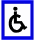 Behindertengerechtes WC und Parkplatz